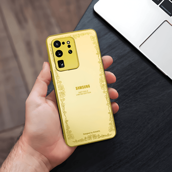 Luxury Gold Mirror case for Samsung S20 Ultra - The Hatke