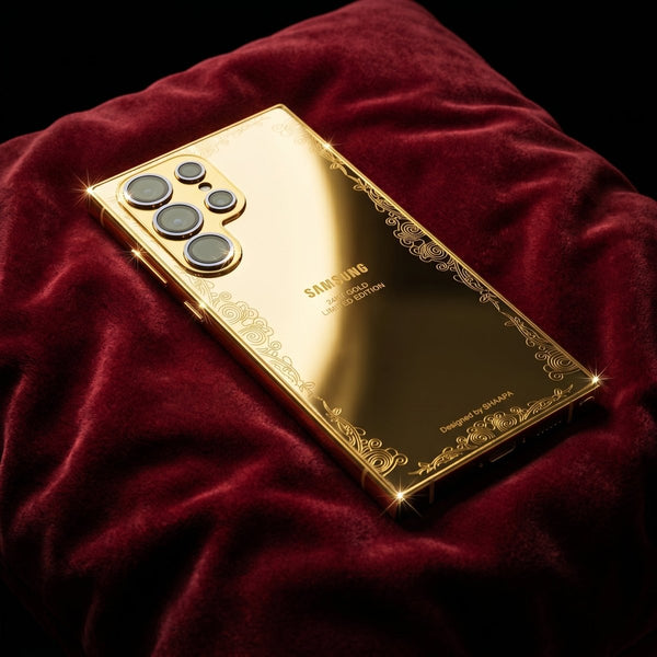 Luxury Gold Mirror case for Samsung S23 Ultra - The Hatke