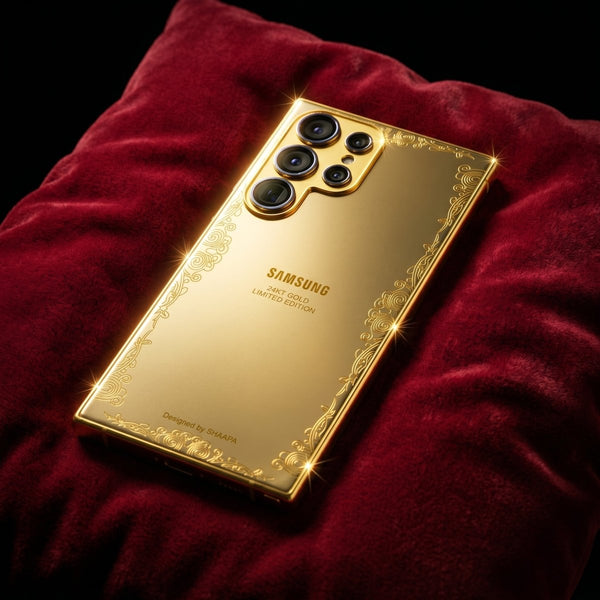 Luxury Gold Mirror case for Samsung S23 Ultra - The Hatke