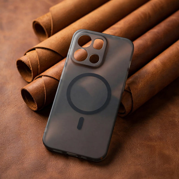 Black Paper Matte Magsafe Case for Oneplus Nord 6