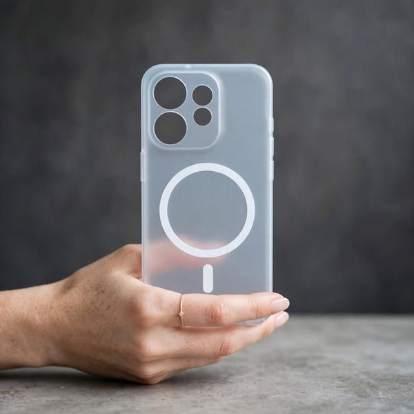 Blue Paper Matte Magsafe Case for Oppo Reno 16