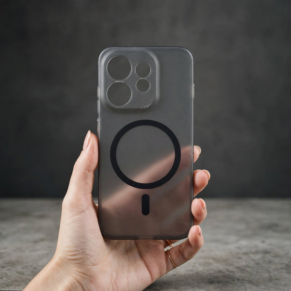 Black Paper Matte Magsafe Case for Oppo Reno 16