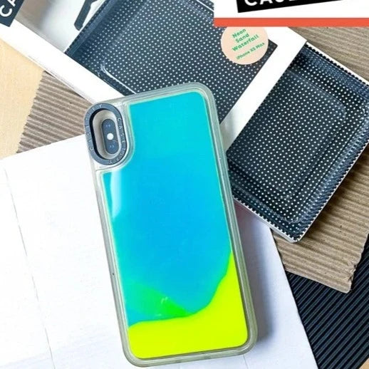 Blue Glow in the dark case for Apple iphone Xs Max