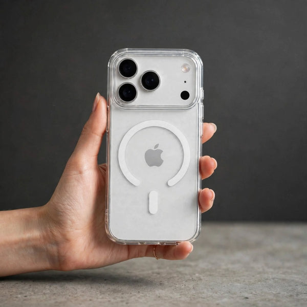 MagSafe Clear Transparent Silicone case for Apple iphone 18 Pro Max - The Hatke