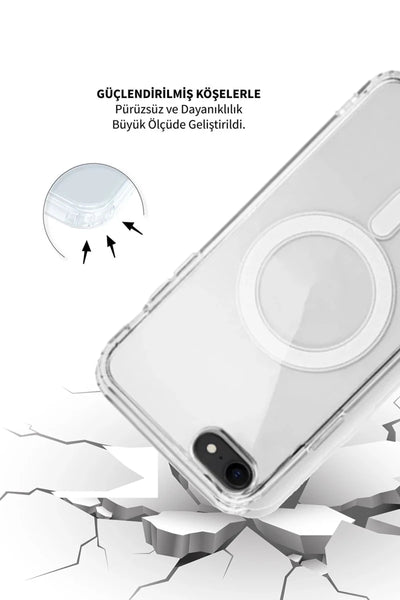 MagSafe Clear Transparent Silicone case for Apple iphone 7 - The Hatke