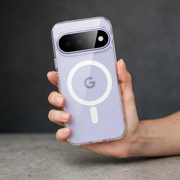 MagSafe Clear Transparent Silicone case for Google Pixel 11 - The Hatke