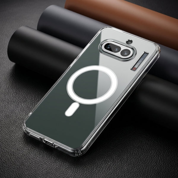 MagSafe Clear Transparent Silicone case for Nothing Phone 4a - The Hatke