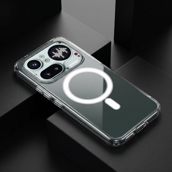 MagSafe Clear Transparent Silicone case for Nothing Phone 4a Pro - The Hatke
