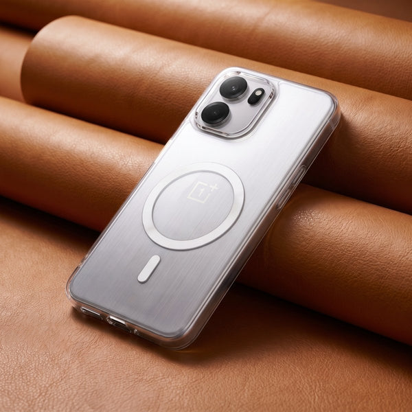 MagSafe Clear Transparent Silicone case for Oneplus Nord CE 6 - The Hatke