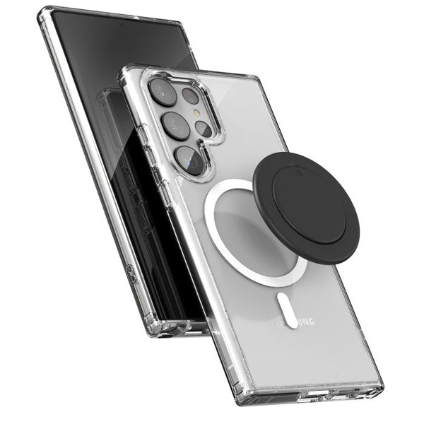MagSafe Clear Transparent Silicone case for Samsung S22 Ultra - The Hatke