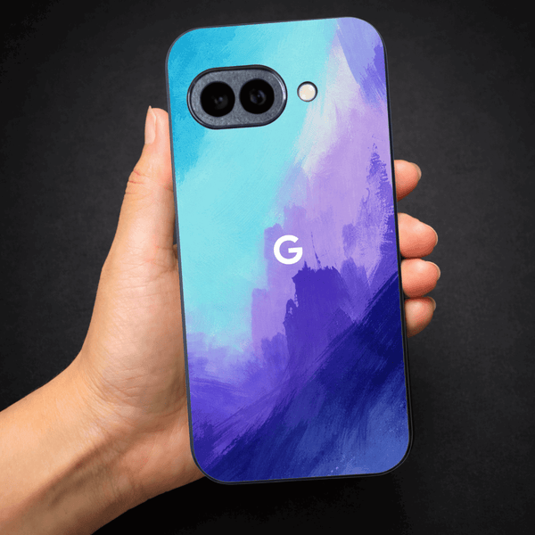 Marine oil Paint (MB) silicone Case for Google Pixel 9a - The Hatke