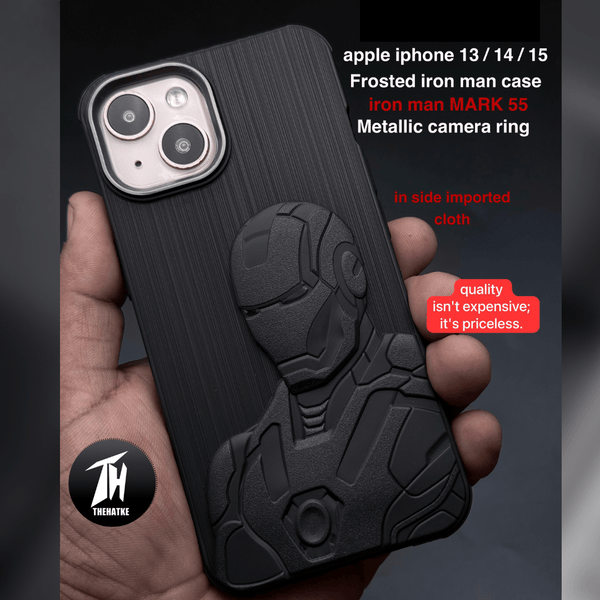 Mark Superhero Engraved Silicone Case for Apple iphone 14 - The Hatke