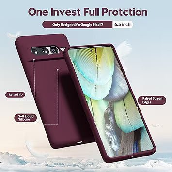 Mehroon Camera Original Silicone case for Google Pixel 7 - The Hatke