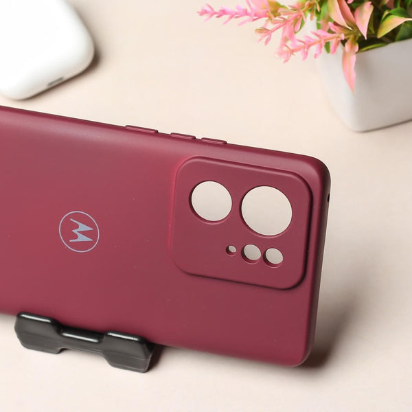 Mehroon Camera Original Silicone case for Motorola Edge 40 - The Hatke