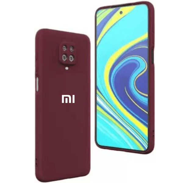 Mehroon Camera Original Silicone Case for Redmi Note 9 Pro - The Hatke