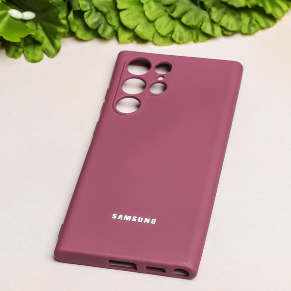 Mehroon Camera Original Silicone case for Samsung S22 Ultra - The Hatke