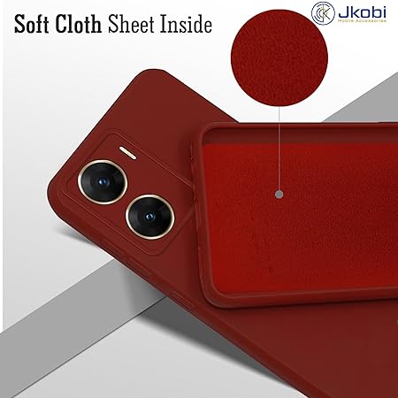 Mehroon Camera Original Silicone case for Vivo V29E - The Hatke