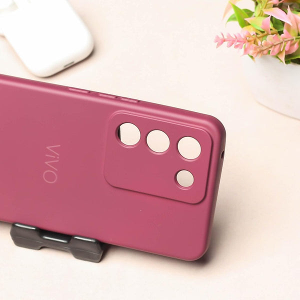 Mehroon Camera Original Silicone case for Vivo Y200 - The Hatke