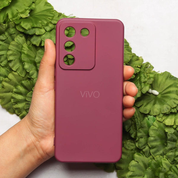 Mehroon Camera Original Silicone case for Vivo Y200 - The Hatke