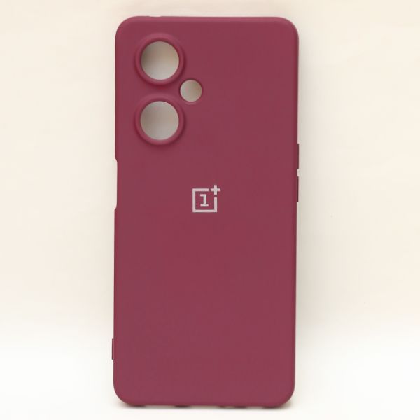 Mehroon Candy Silicone Case for Oneplus Nord CE 3 Lite - The Hatke