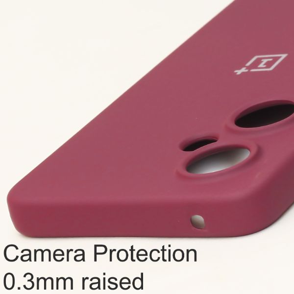 Mehroon Candy Silicone Case for Oneplus Nord CE 3 Lite - The Hatke
