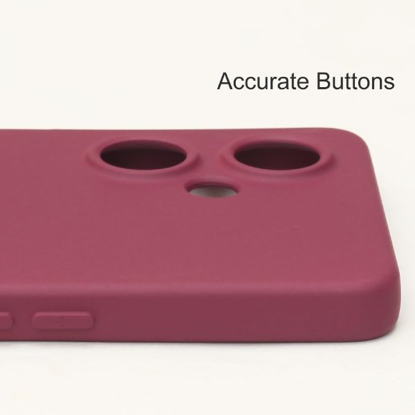 Mehroon Candy Silicone Case for Oneplus Nord CE 3 Lite - The Hatke