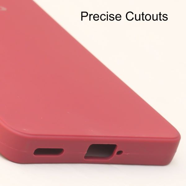 Mehroon Candy Silicone Case for Oppo Reno 8T - The Hatke