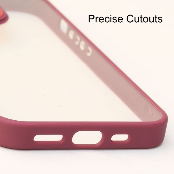 Mehroon Metal Safe Transparent Case for Apple iphone 14 Pro Max - The Hatke