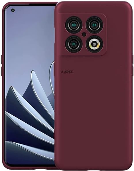 Mehroon Original Camera Safe Silicone case for Oneplus 10t - The Hatke