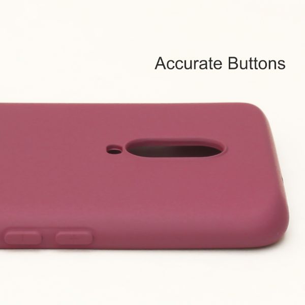 Mehroon Original Camera Silicone Case for Oneplus 6T - The Hatke