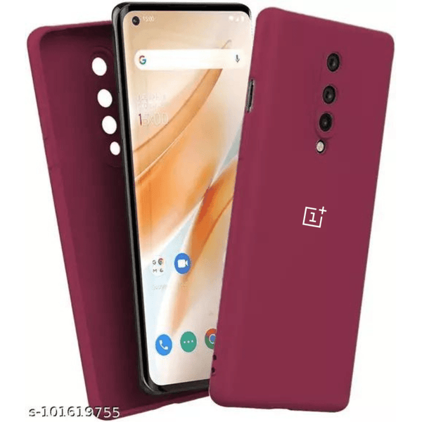 Mehroon Original Camera Silicone case for Oneplus 8 - The Hatke