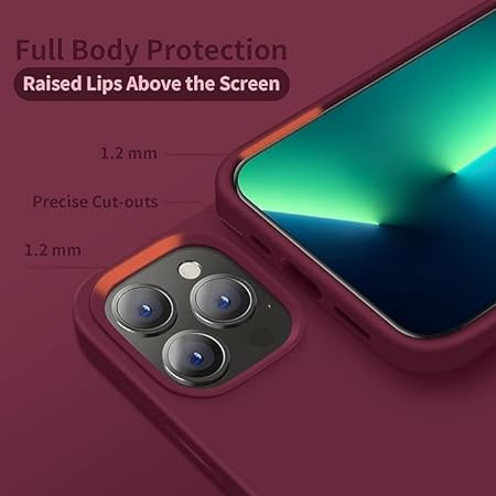 Mehroon Original Silicone case for Apple iphone 15 Pro Max - The Hatke