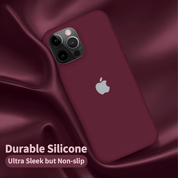 Mehroon Original Silicone case for Apple iphone 15 Pro Max - The Hatke
