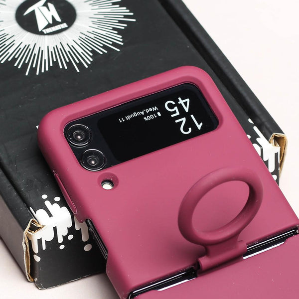 Mehroon Original Silicone case for Samsung Galaxy Z FLIP 3 - The Hatke