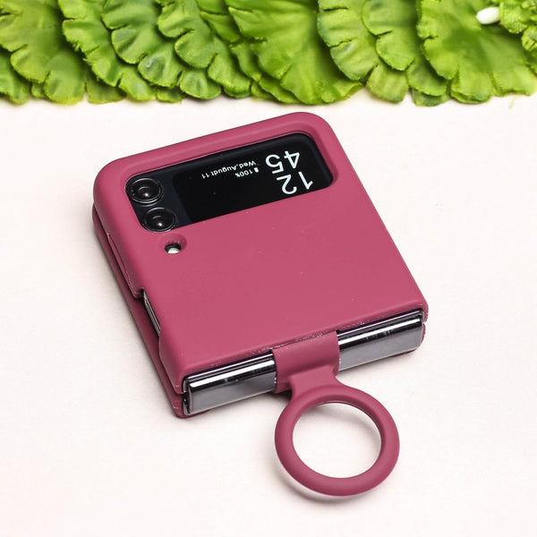 Mehroon Original Silicone case for Samsung Galaxy Z FLIP 3 - The Hatke