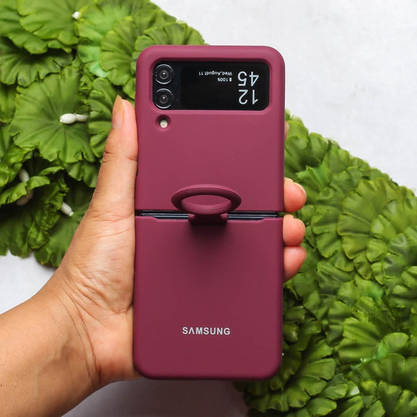 Mehroon Original Silicone case for Samsung Galaxy Z FLIP 4 - The Hatke