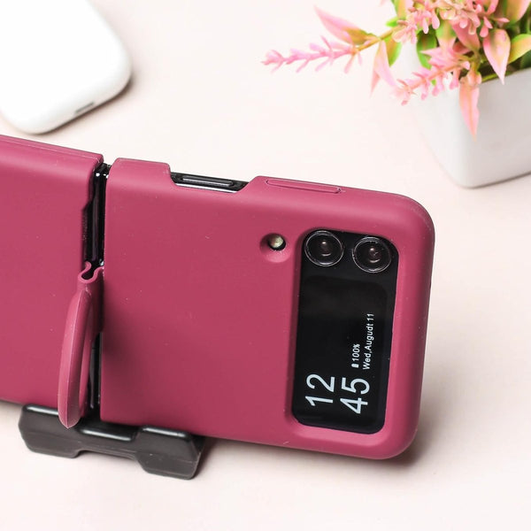 Mehroon Original Silicone case for Samsung Galaxy Z FLIP 4 - The Hatke