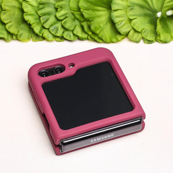 Mehroon Original Silicone case for Samsung Galaxy Z FLIP 5 - The Hatke