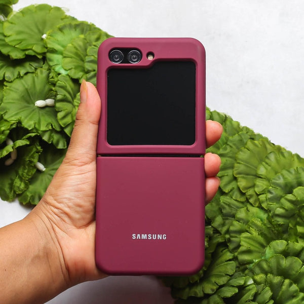 Mehroon Original Silicone case for Samsung Galaxy Z FLIP 5 - The Hatke