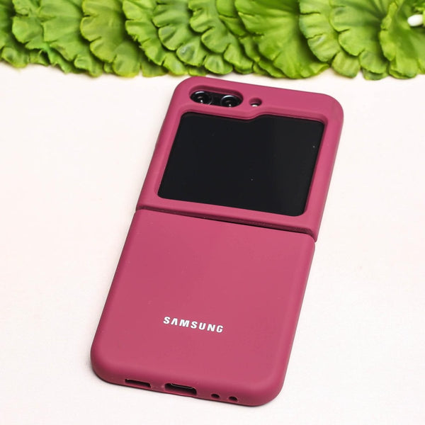 Mehroon Original Silicone case for Samsung Galaxy Z FLIP 5 - The Hatke