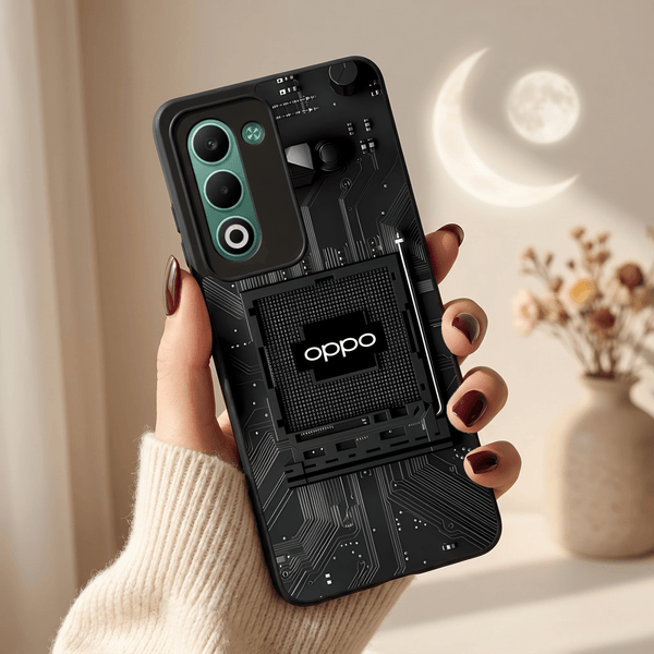 Microchip MB Case for Oppo A5 5G - The Hatke