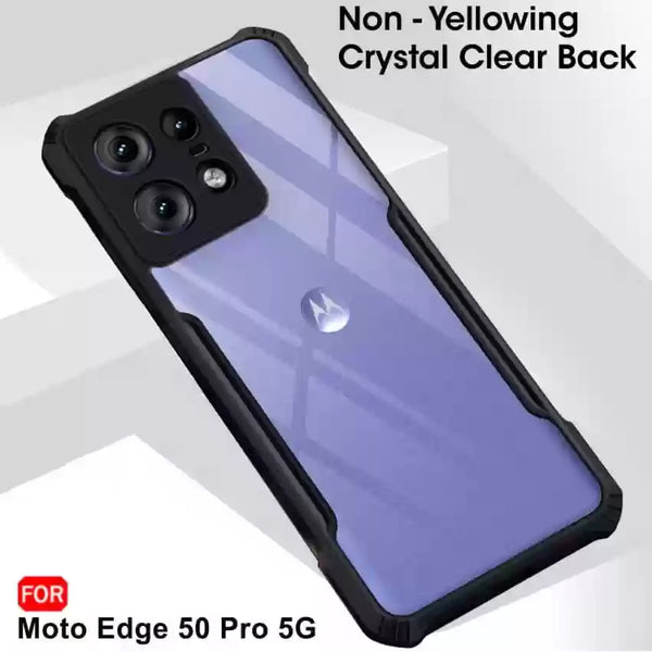 Hybrid Shockproof transparent Silicone Case for Motorola Edge 50 Pro 5g