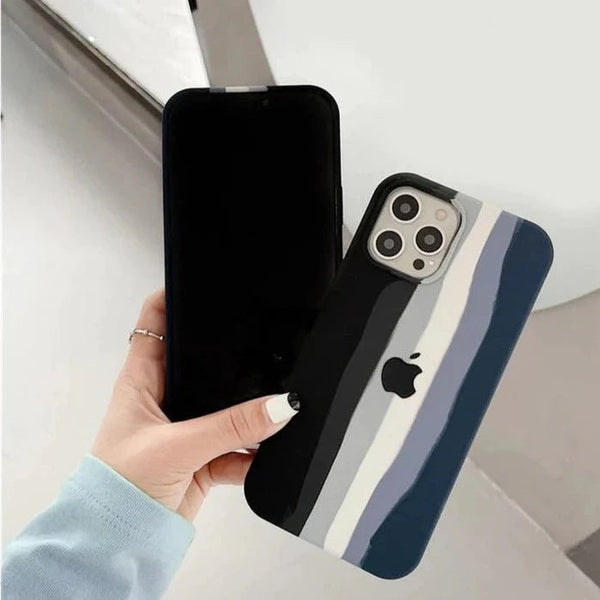 Monochrome Silicone Case for Apple iphone 13 Pro Max - The Hatke