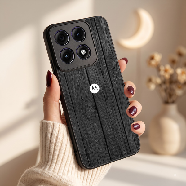 Dark Wood MB Case for Motorola Edge 70 Fusion