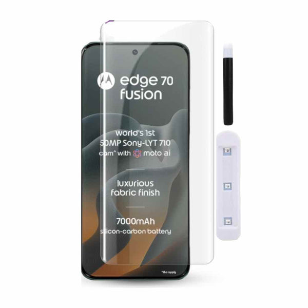 Premium UV Tempered Glass Screen Protector For Motorola Edge 70 fusion