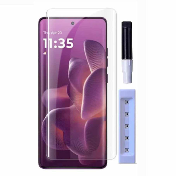 Premium UV Tempered Glass Screen Protector For Motorola Edge 70