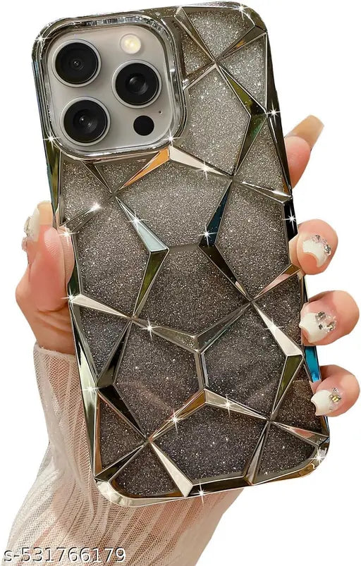 Dazzle Silver Silicone case for Apple iphone 14 Pro