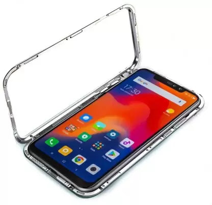 Silver Magnetic Back Case for Redmi Note 7