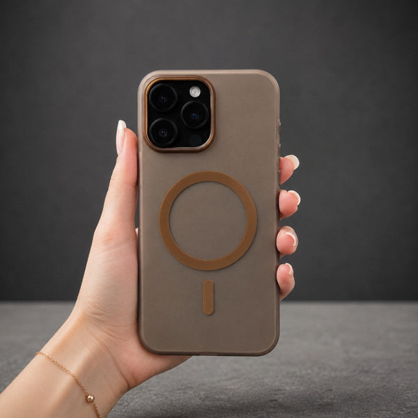 Natural Titanium Flexy Silicone Case for Apple Iphone 16 Pro Max - The Hatke