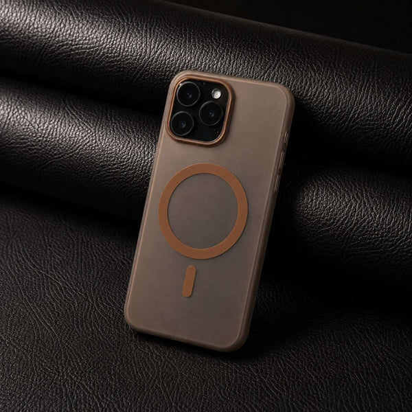 Natural Titanium Flexy Silicone Case for Apple Iphone 16 Pro Max - The Hatke